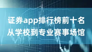 证券app排行榜前十名从学校到专业赛事场馆